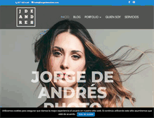 Tablet Screenshot of jorgedeandres.com
